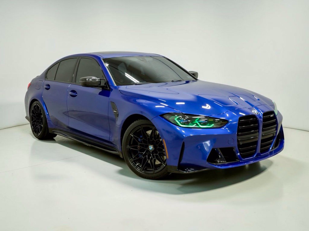Used 2023 BMW M3 w/ M Carbon Exterior Package RWD image 12
