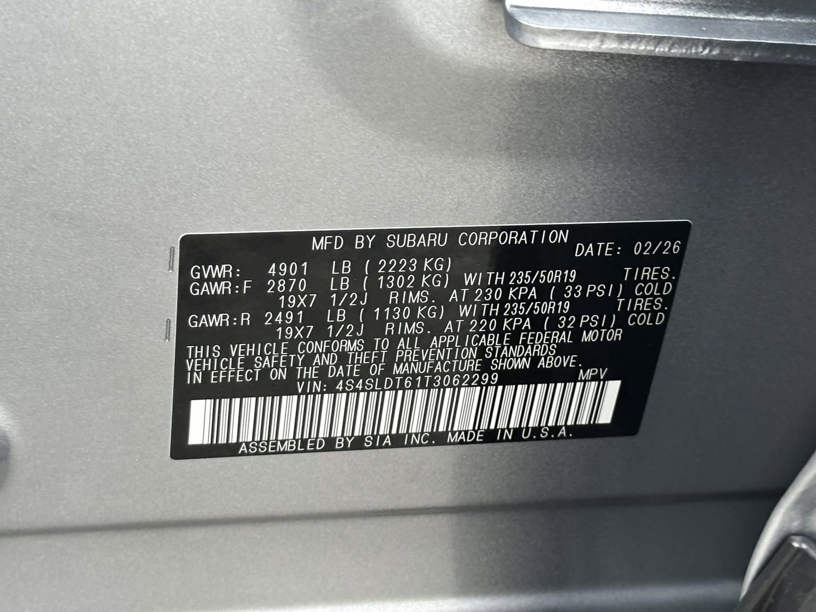 New 2026 Subaru Forester Touring image 15