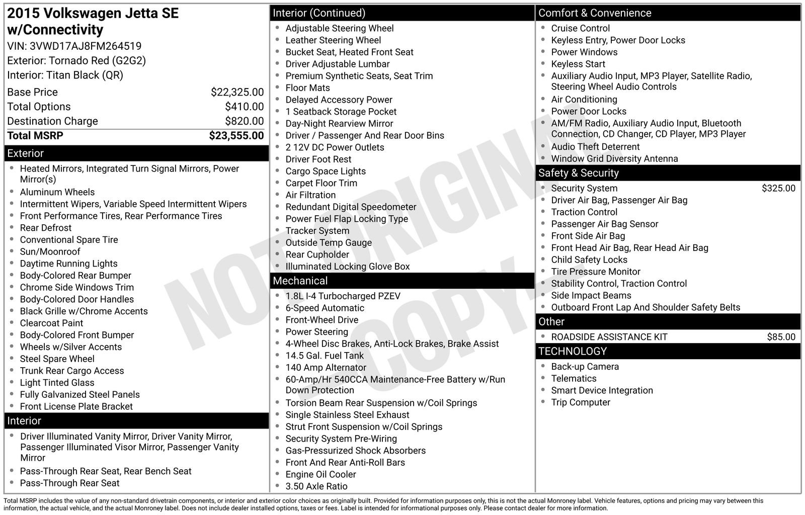 Used 2015 Volkswagen Jetta SE image 38