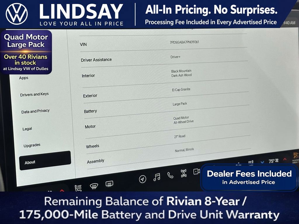 Used 2023 Rivian R1S Adventure AWD/4WD image 25