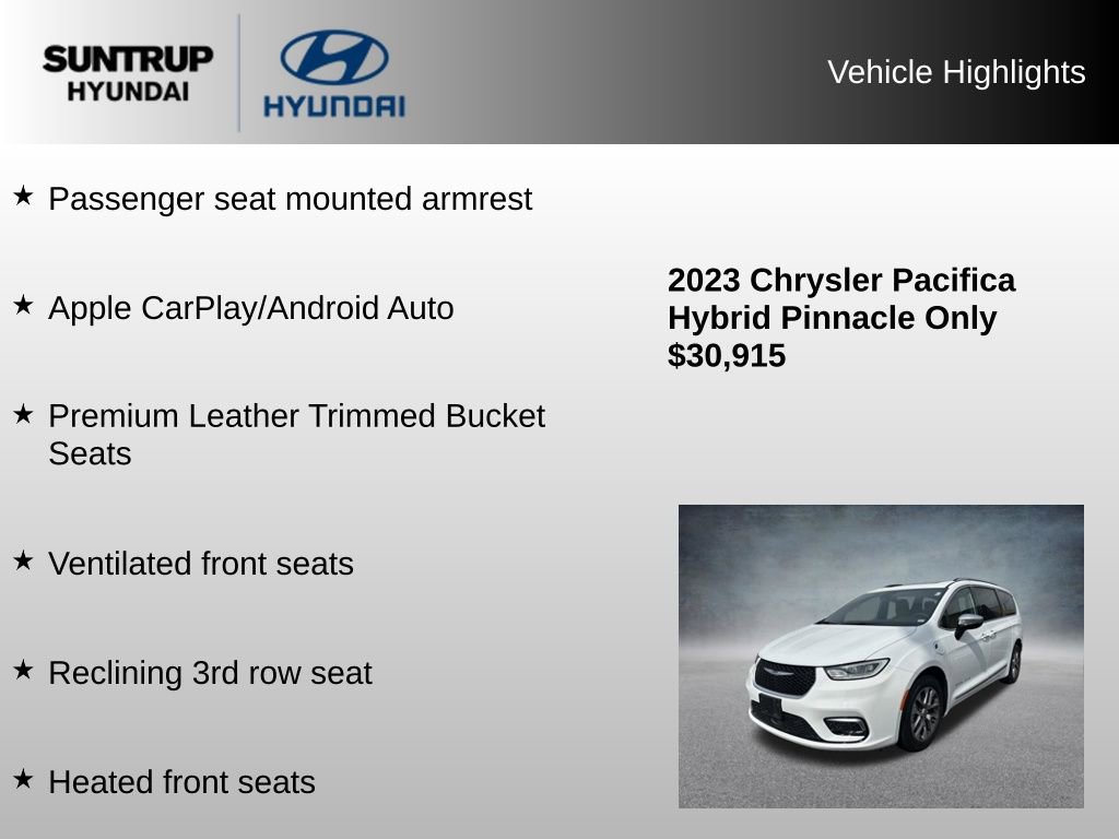 Used 2023 Chrysler Pacifica Pinnacle FWD image 23