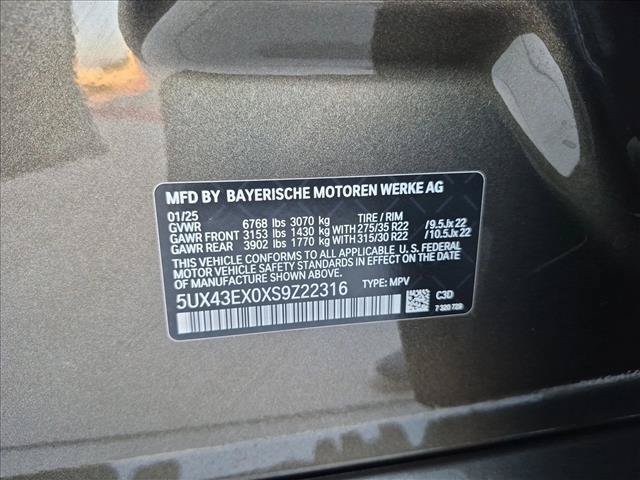 Certified 2025 BMW X6 M60i AWD/4WD image 26
