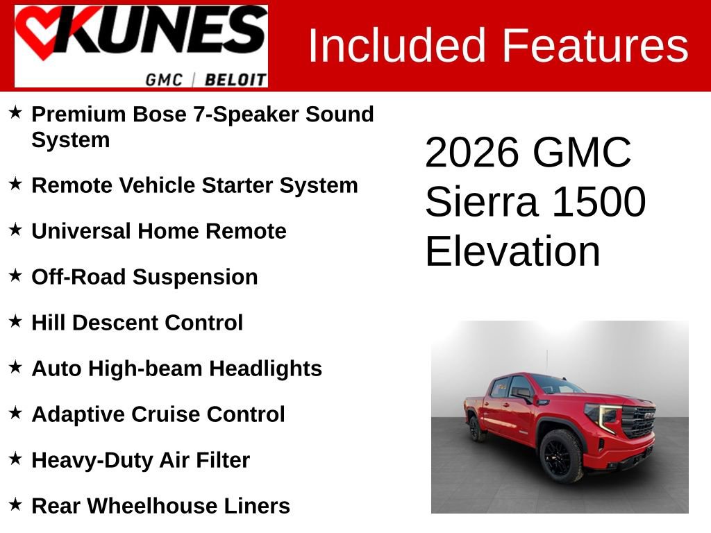 New 2026 GMC Sierra 1500 Elevation image 3