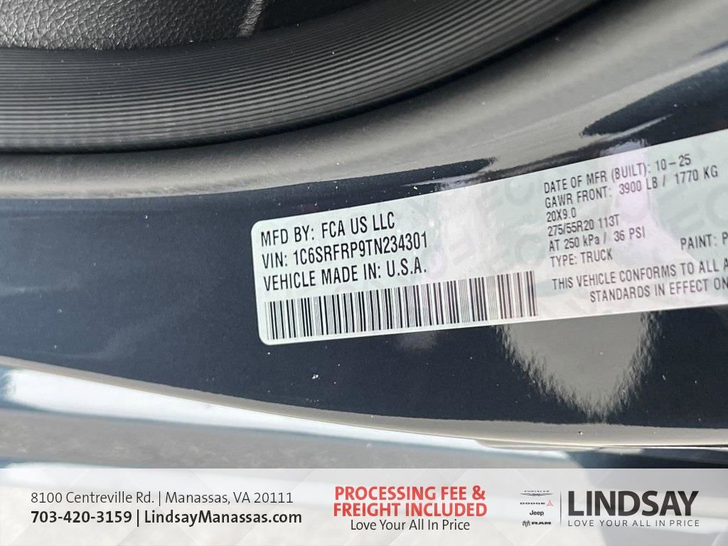 New 2026 RAM 1500 Laramie w/ Advanced Safety Group II AWD/4WD image 45