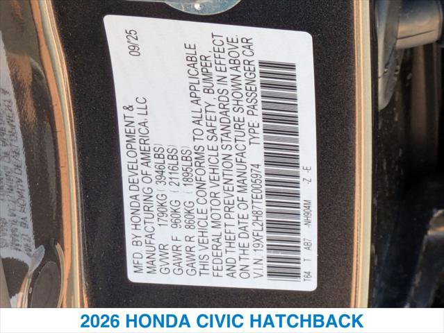 New 2026 Honda Civic Sport image 26