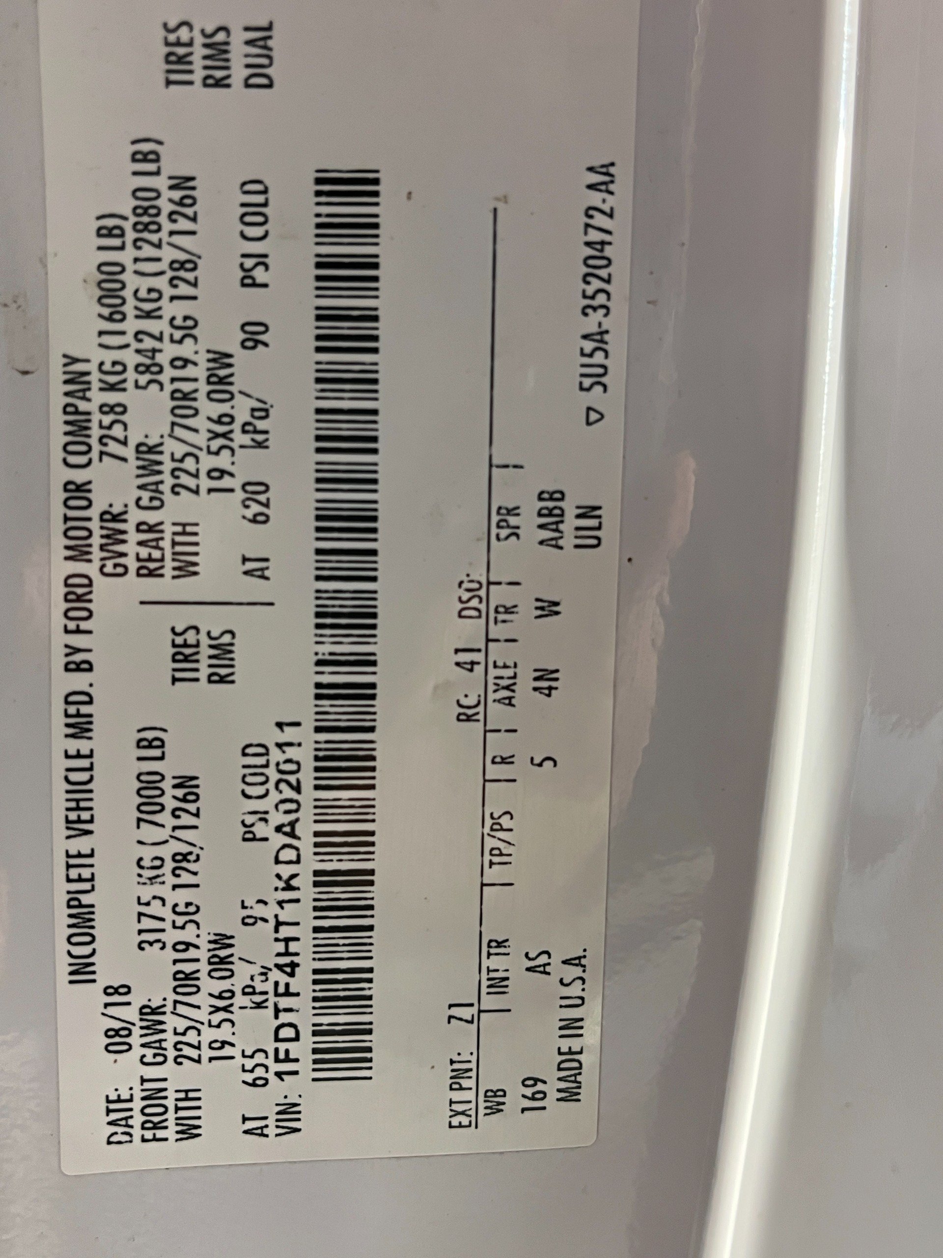 Used 2019 Ford F450 XL w/ XL Value Package AWD/4WD image 28