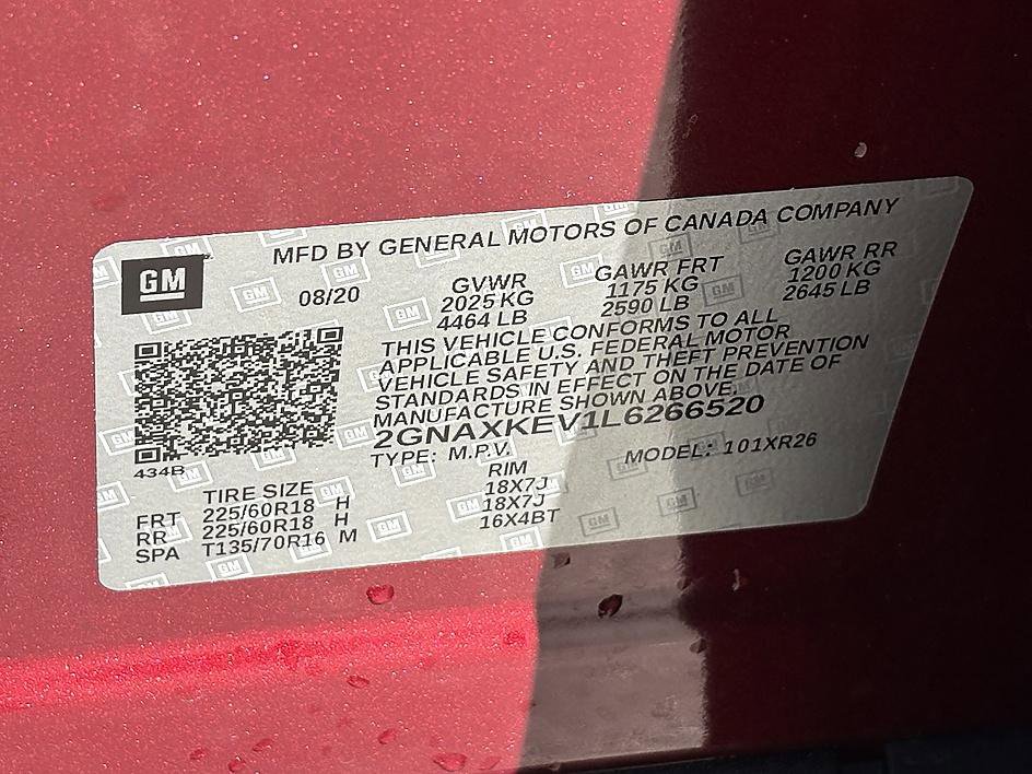 Used 2020 Chevrolet Equinox LT FWD image 25
