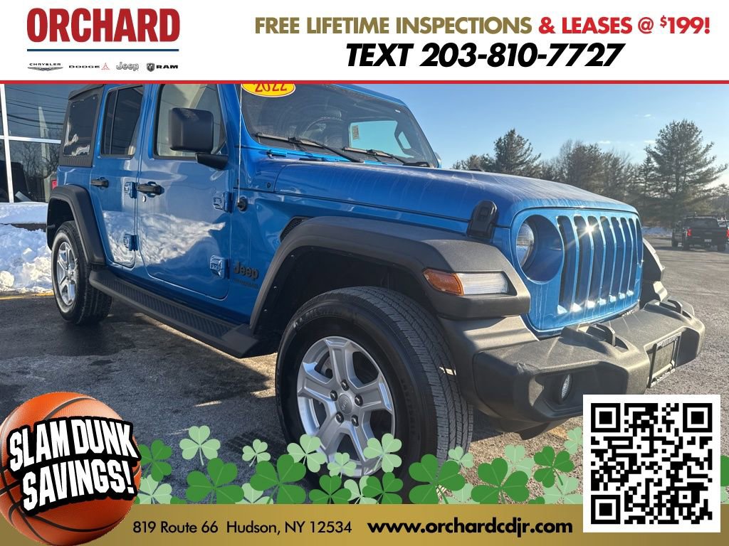 Used 2022 Jeep Wrangler Unlimited Sport image 41