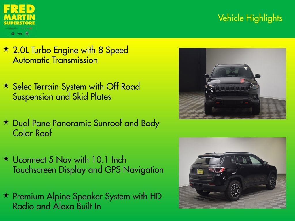 New 2026 Jeep Compass Trailhawk w/ Sun, Sound & Navigation Group AWD/4WD image 7
