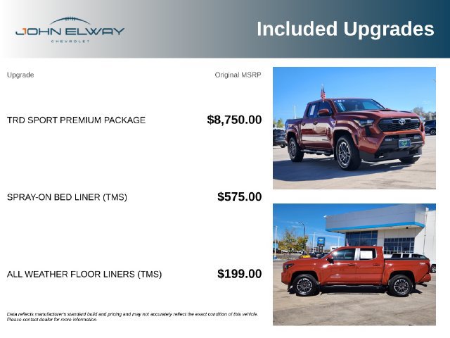 Used 2025 Toyota Tacoma TRD Sport w/ TRD Sport Premium Package AWD/4WD image 7
