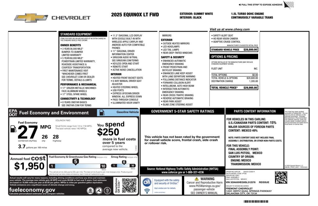 Used 2025 Chevrolet Equinox LT image 4
