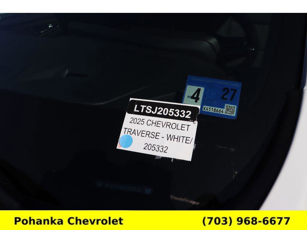 Certified 2025 Chevrolet Traverse LT w/ LPO, Floor Liner Package AWD/4WD image 33