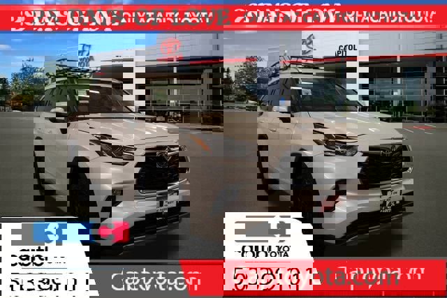 New 2026 Toyota Highlander Platinum