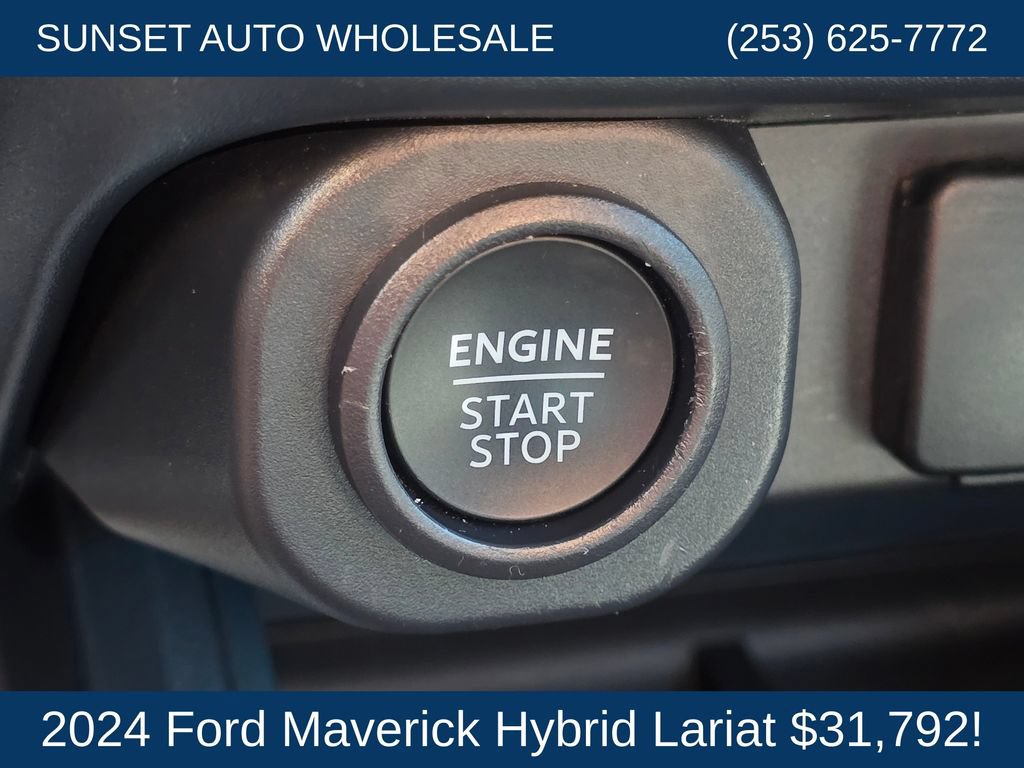 Used 2024 Ford Maverick Lariat w/ Black Appearance Package FWD image 34