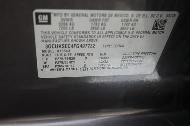 Used 2015 Chevrolet Silverado 1500 LTZ AWD/4WD image 28