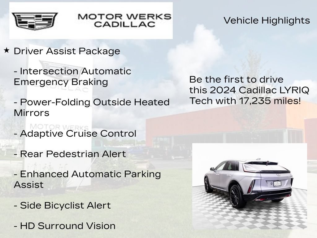 Certified 2024 Cadillac Lyriq Tech w/ Driver Assist Package AWD/4WD image 13