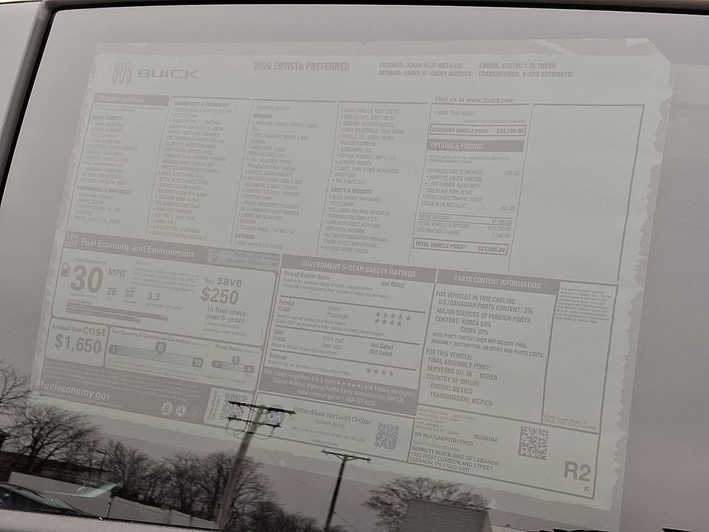New 2026 Buick Envista Preferred w/ Advanced Safety Package image 3