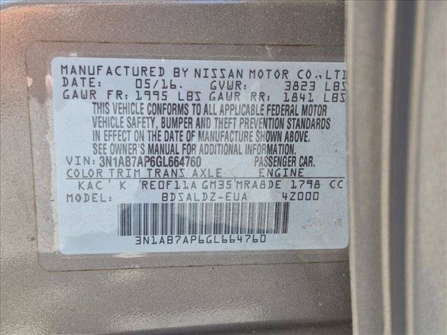 Used 2016 Nissan Sentra SV FWD image 16