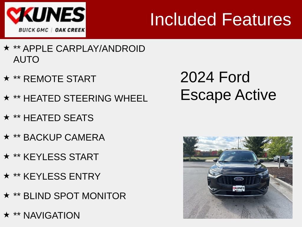 Used 2024 Ford Escape Active image 2