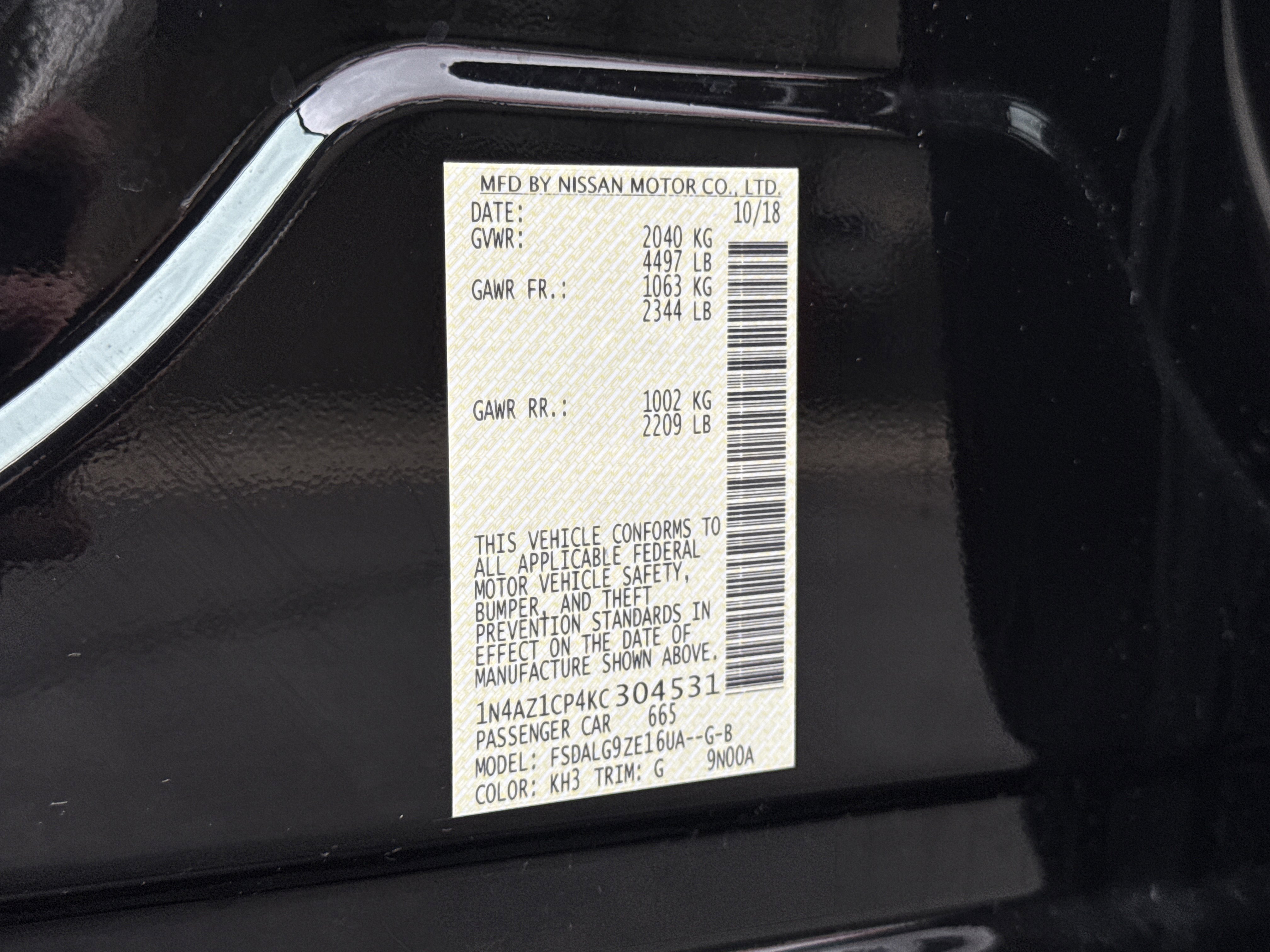 Used 2019 Nissan Leaf SL w/ SL Technology Package FWD image 36