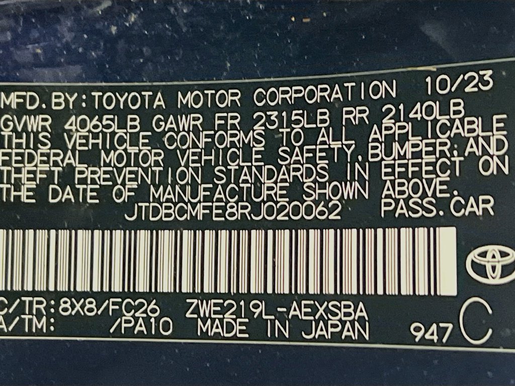 Certified 2024 Toyota Corolla SE FWD image 27