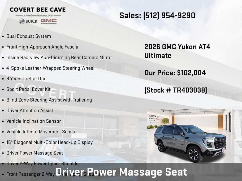 New 2026 GMC Yukon AT4 Ultimate AWD/4WD image 44