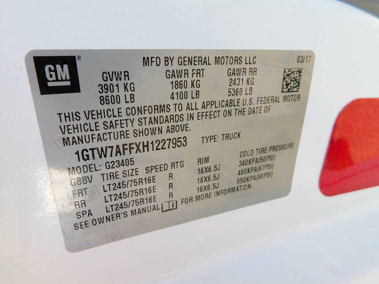 Used 2017 GMC Savana 2500 w/ All Terrain Package RWD image 30