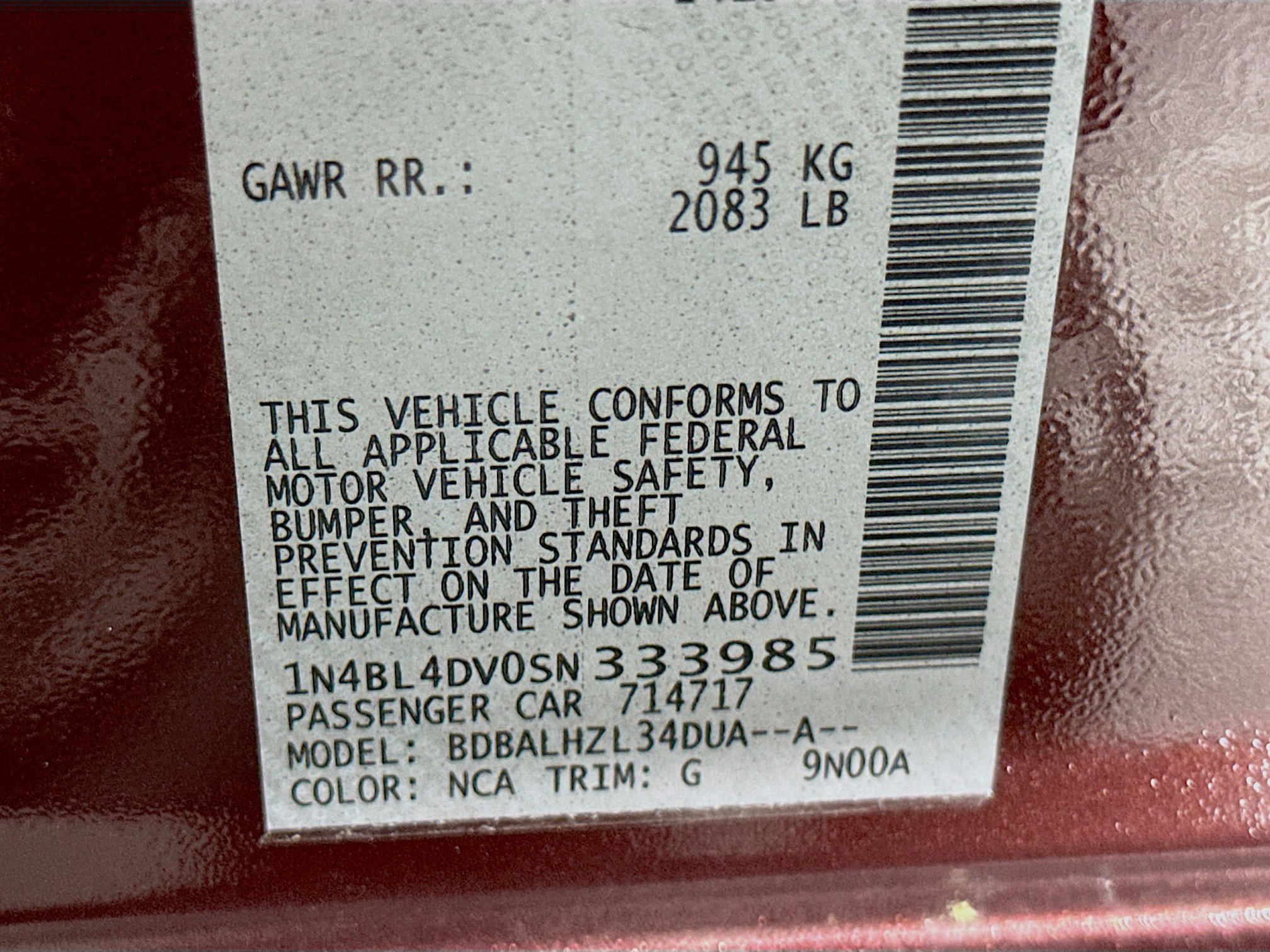 Used 2025 Nissan Altima 2.5 SV image 12