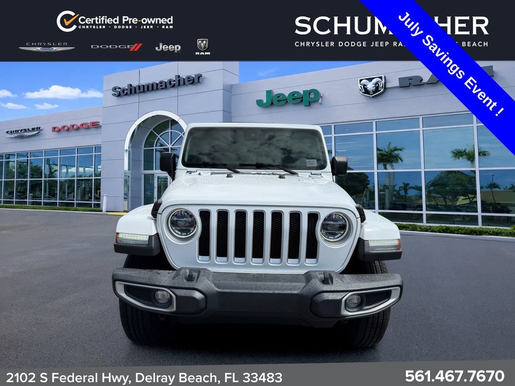 Used 2022 Jeep Wrangler Unlimited Sahara w/ LED Lighting Group AWD/4WD image 2