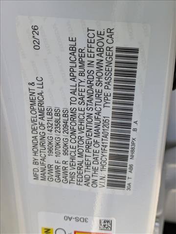 New 2026 Honda Accord SE image 17