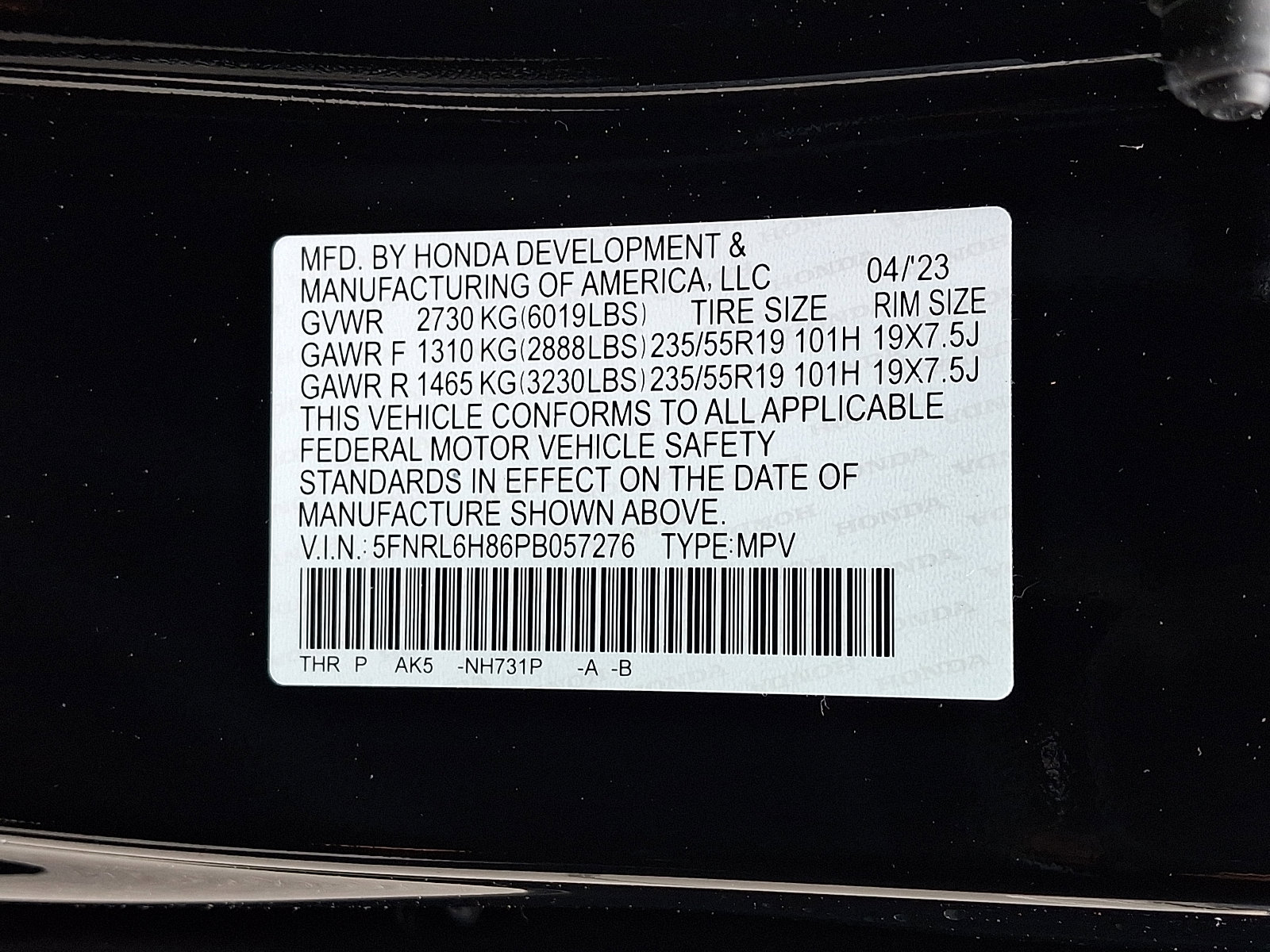 Used 2023 Honda Odyssey Touring image 34
