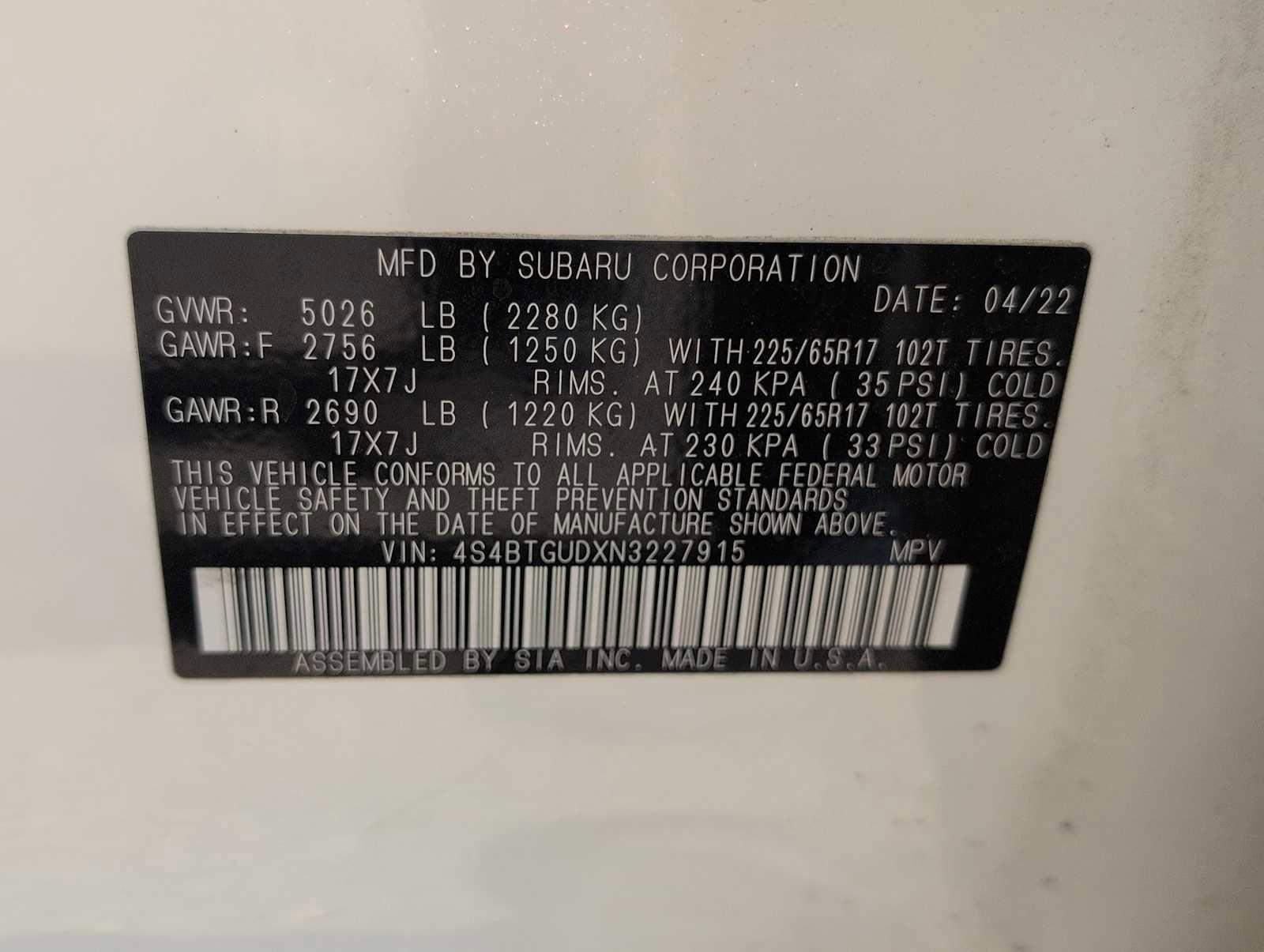 Used 2022 Subaru Outback Wilderness image 35