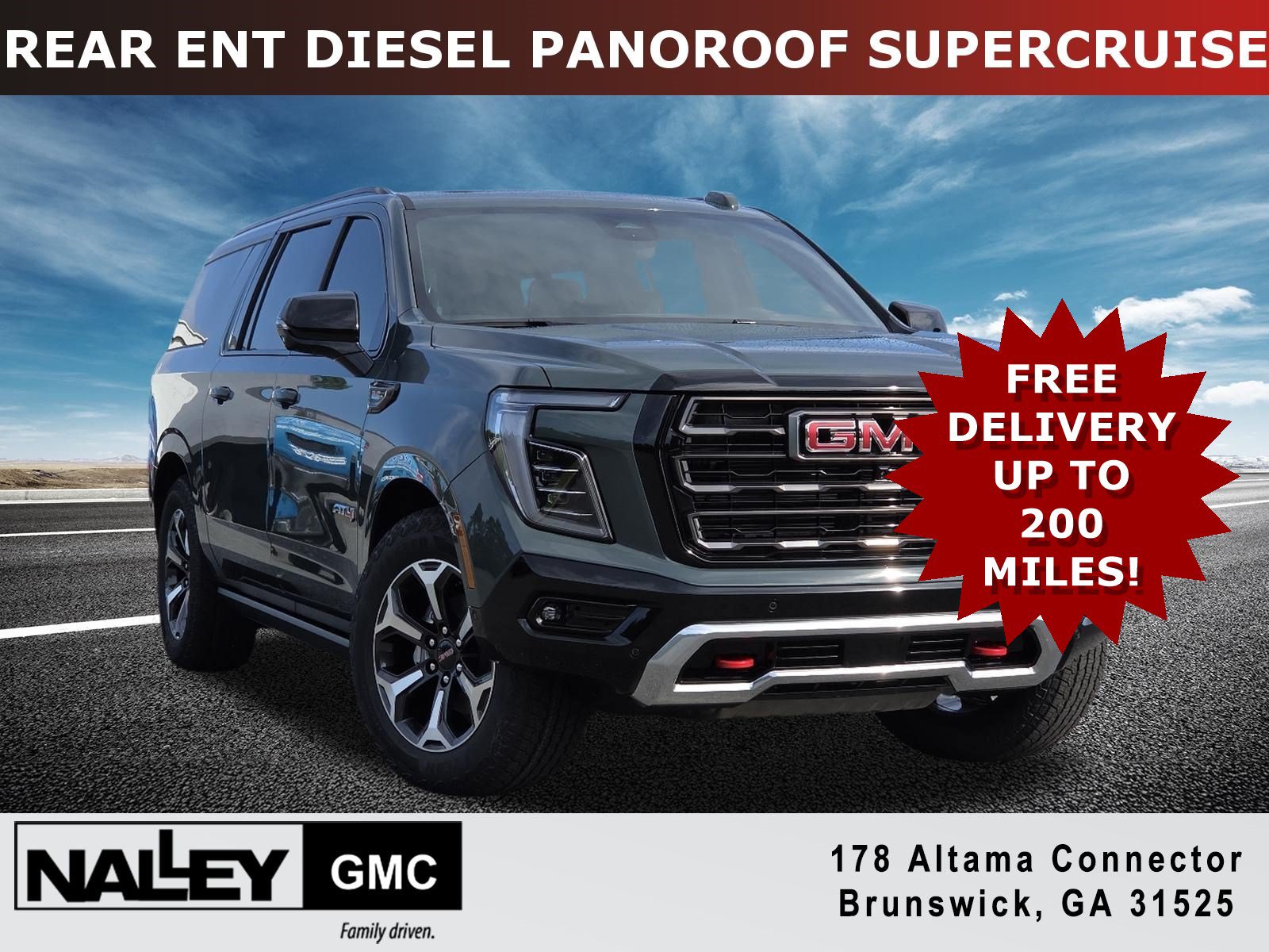New 2026 GMC Yukon XL AT4 Ultimate w/ LPO, Floor Liner Package AWD/4WD image 1