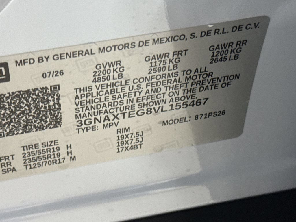 New 2027 Chevrolet Equinox RS w/ Convenience Package III AWD/4WD image 28