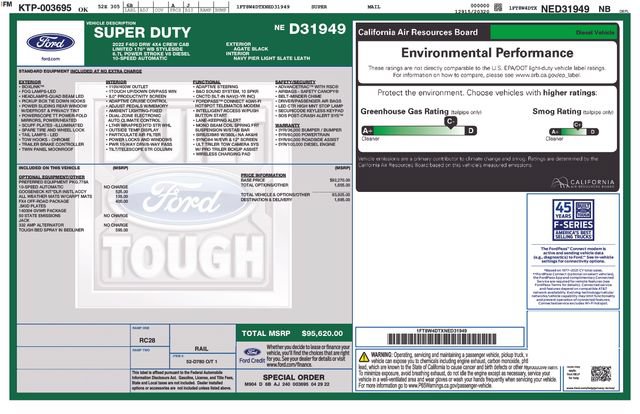 Used 2022 Ford F450 Limited w/ FX4 Off-Road Package AWD/4WD image 39