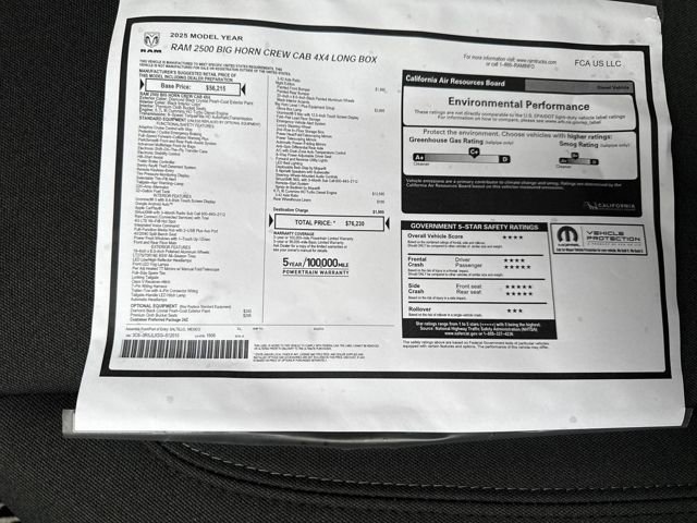 New 2025 RAM 2500 Big Horn image 30