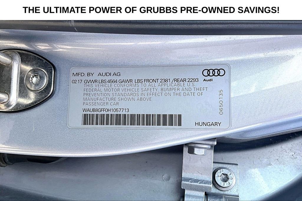 Used 2017 Audi A3 2.0T Premium w/ Convenience Package AWD/4WD image 40
