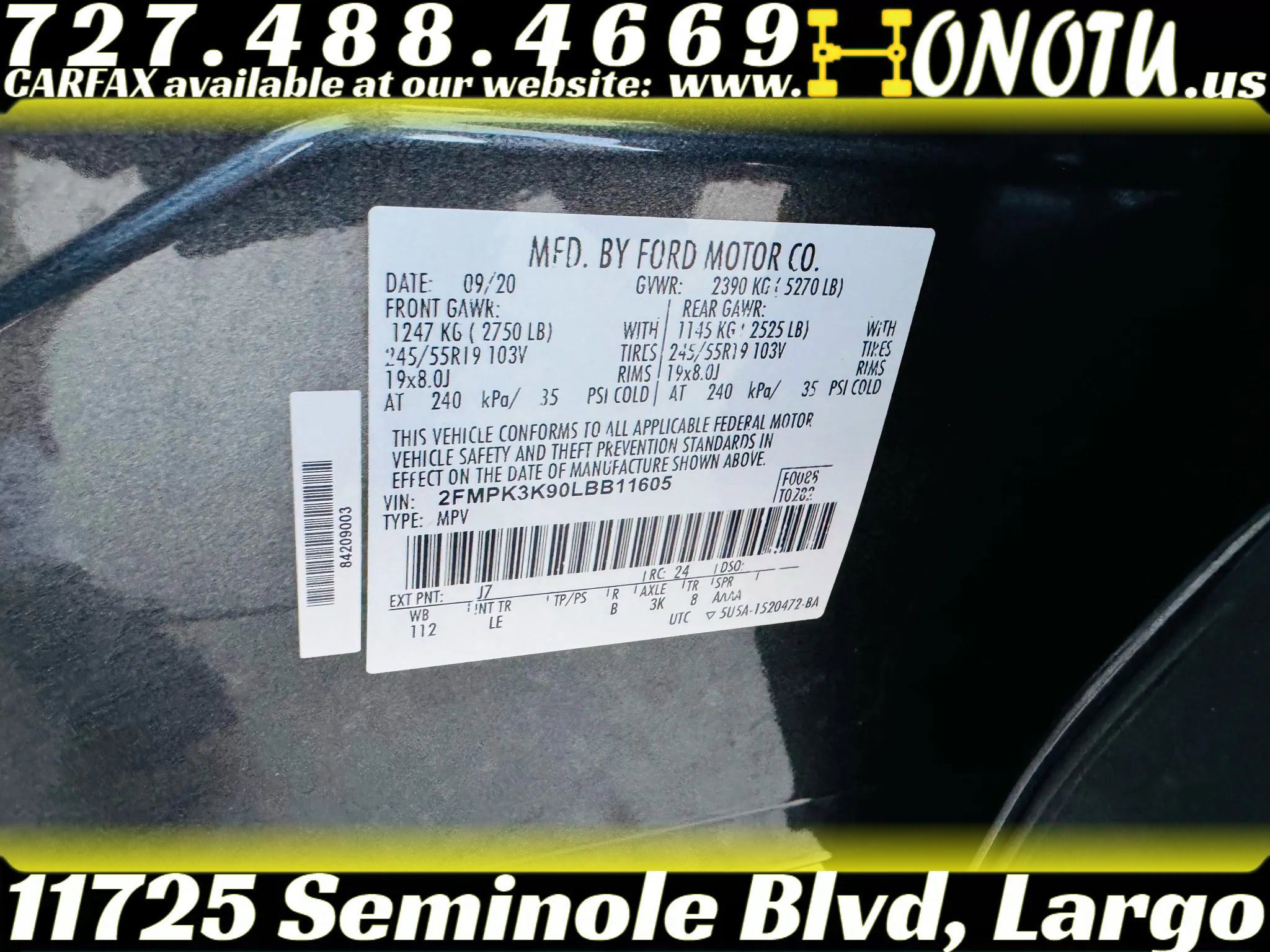 Used 2020 Ford Edge Titanium image 34