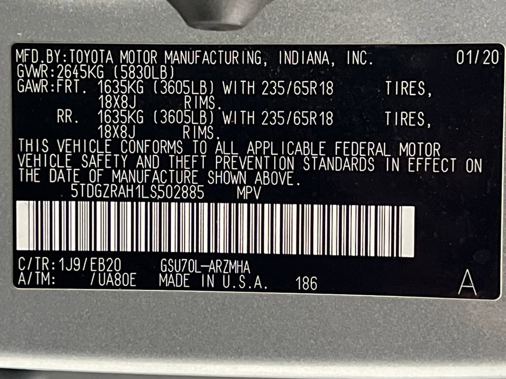 Used 2020 Toyota Highlander XLE image 74