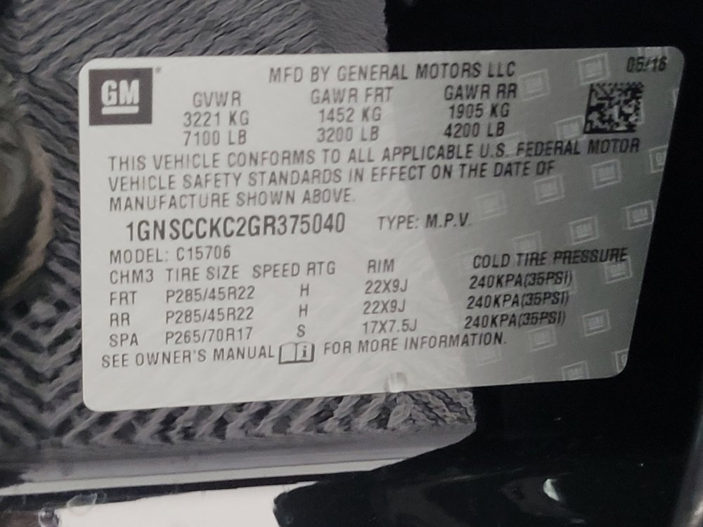 Used 2016 Chevrolet Tahoe LTZ RWD image 33