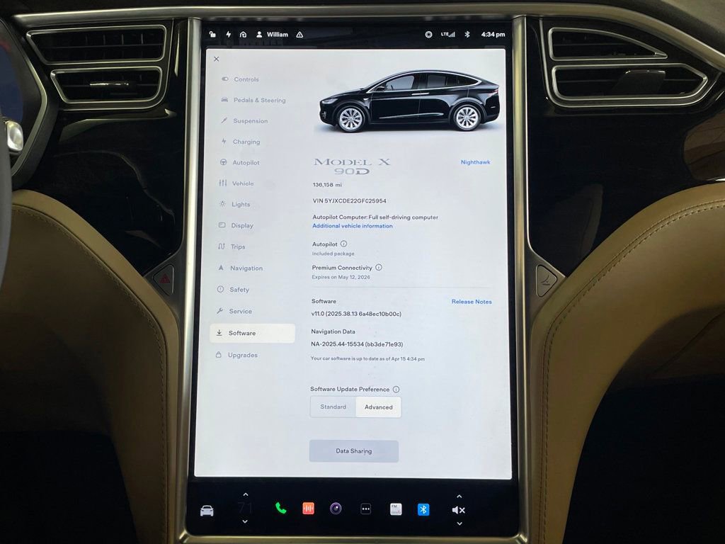 Used 2016 Tesla Model X 90D AWD/4WD image 31