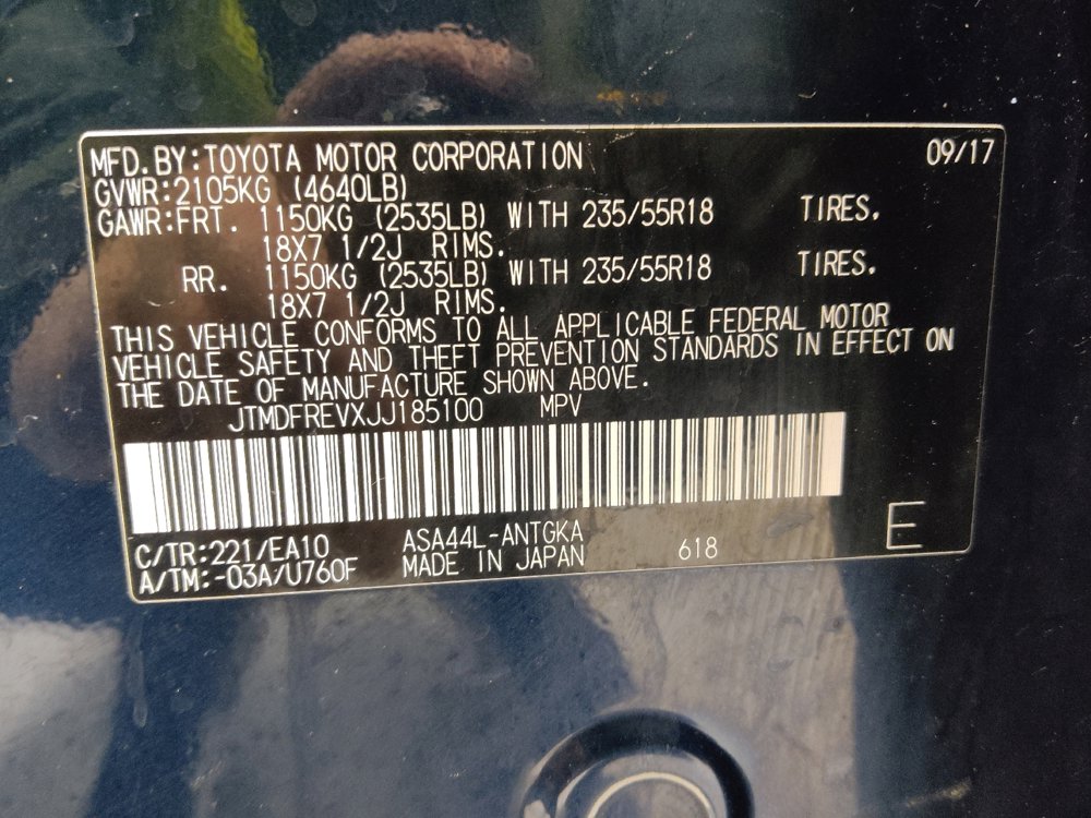 Used 2018 Toyota RAV4 Limited w/ All Weather Liner Package AWD/4WD image 33