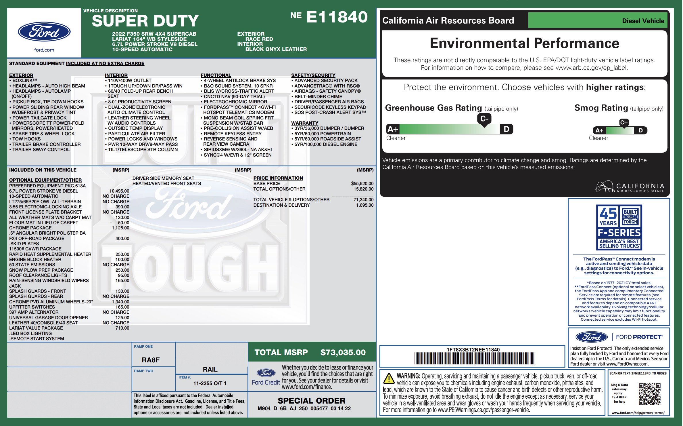 Used 2022 Ford F350 Lariat w/ Chrome Package image 6