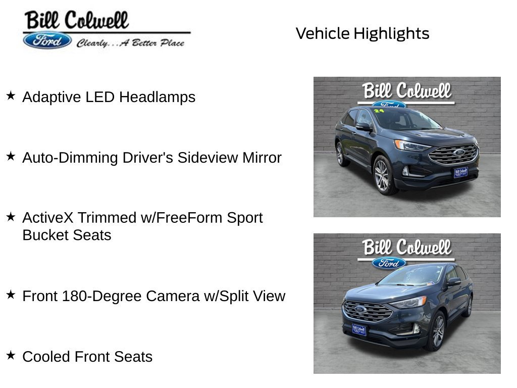 Certified 2024 Ford Edge Titanium w/ Equipment Group 301A AWD/4WD image 22