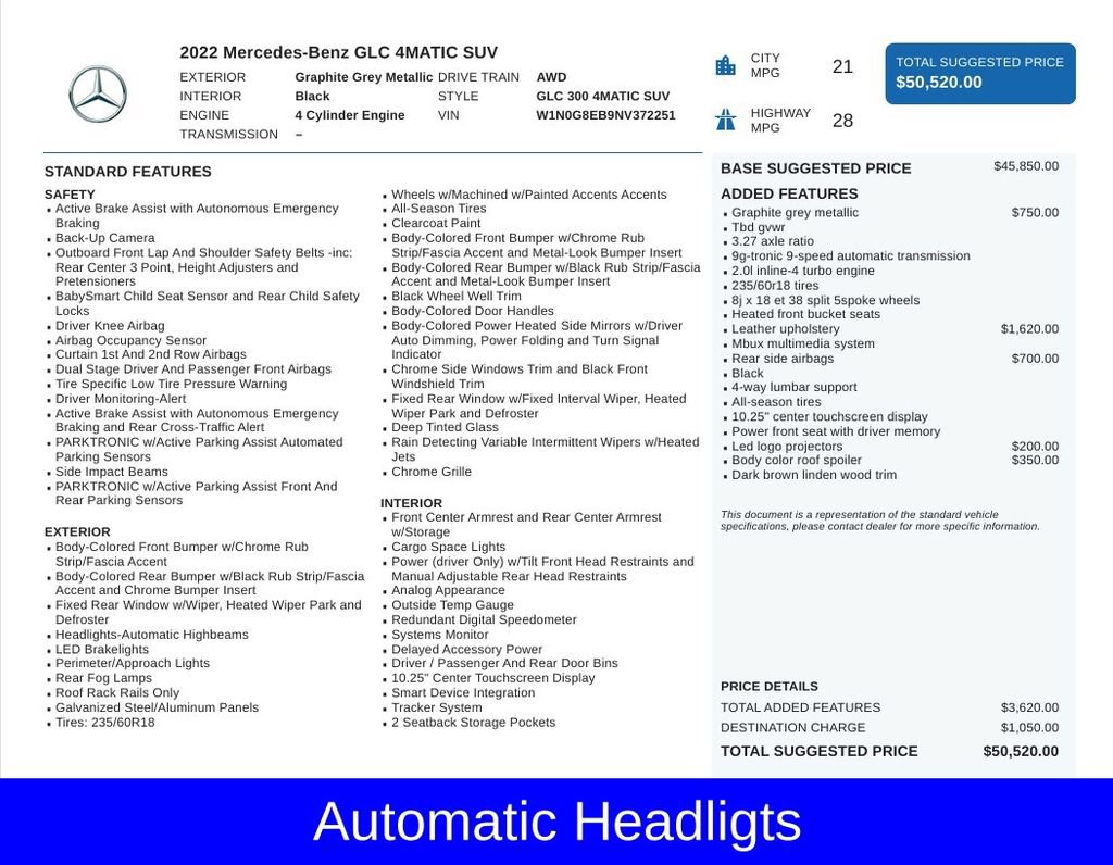 Used 2022 Mercedes-Benz GLC 300 4MATIC image 6