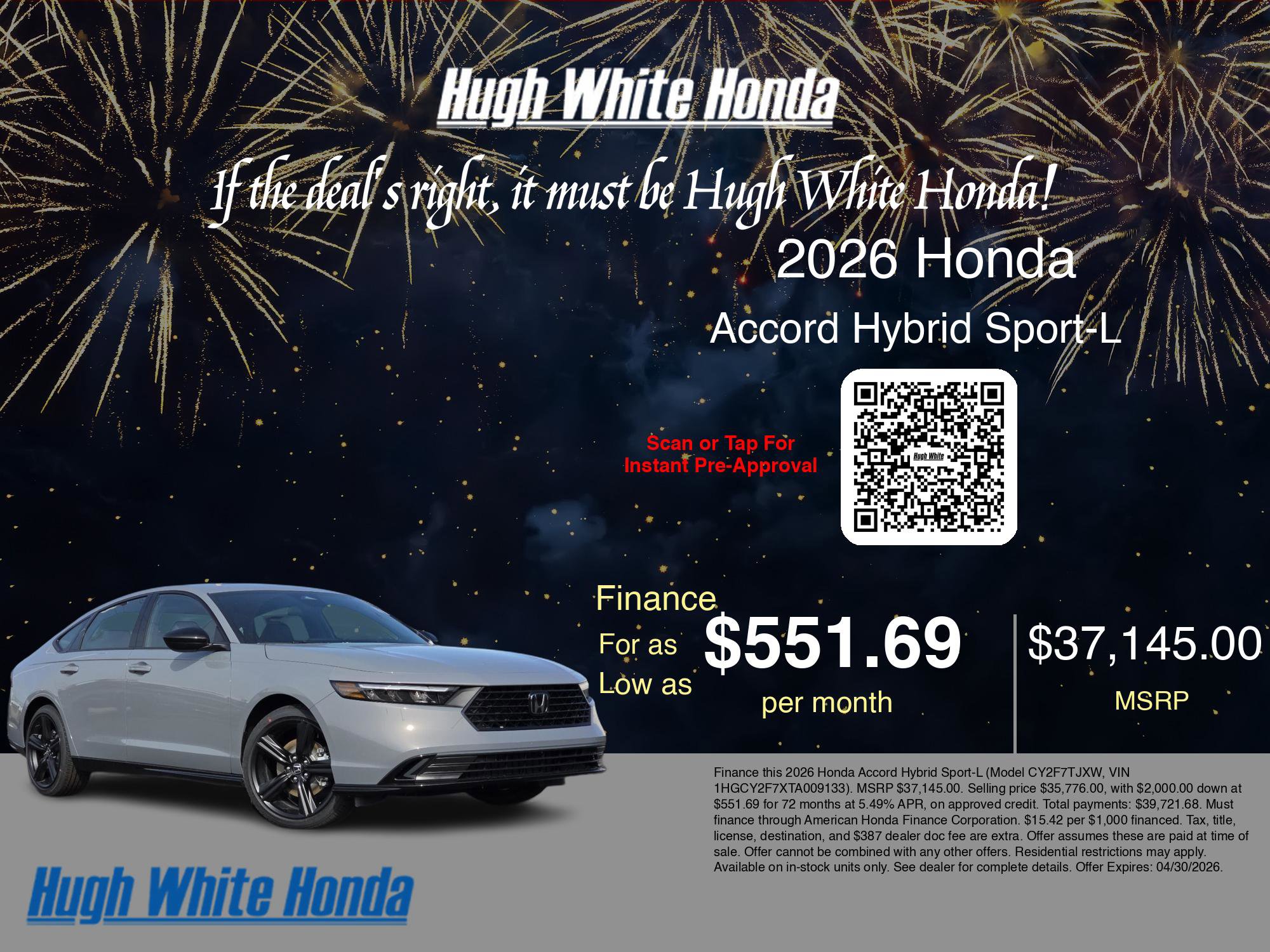 New 2026 Honda Accord Sport image 7