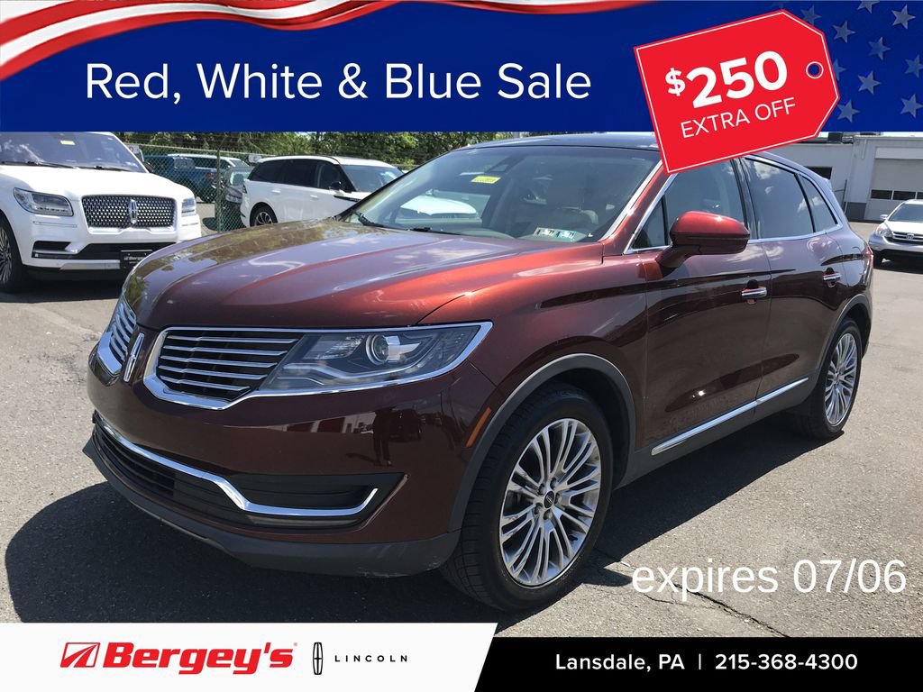 Used 2016 Lincoln MKX Reserve w/ Climate Package