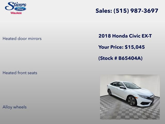 Used 2018 Honda Civic EX-T image 15