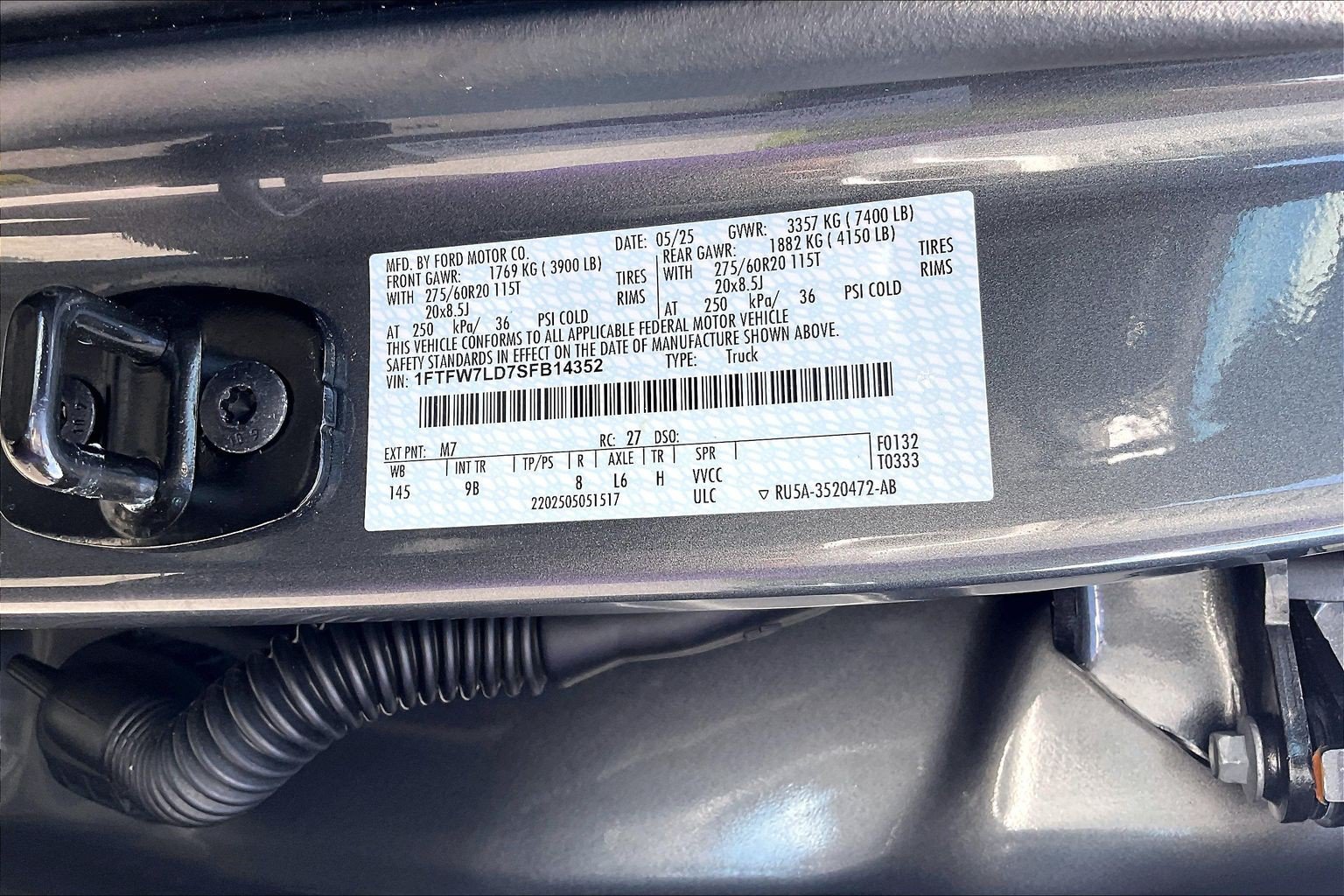 Certified 2025 Ford F150 Platinum w/ Equipment Group 702A High AWD/4WD image 34