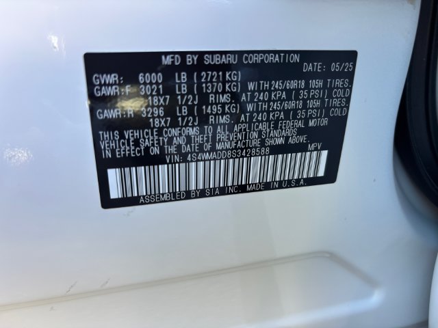 Certified 2025 Subaru Ascent Premium AWD/4WD image 25